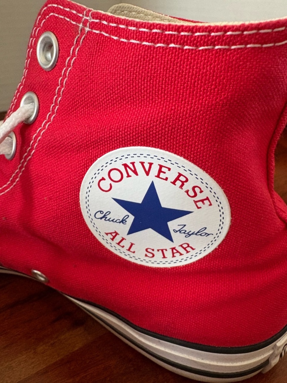 Converse Chuck Taylor All Star High Top Canvas Unisex Red Size 9 Men 11 Women - Picture 6 of 8